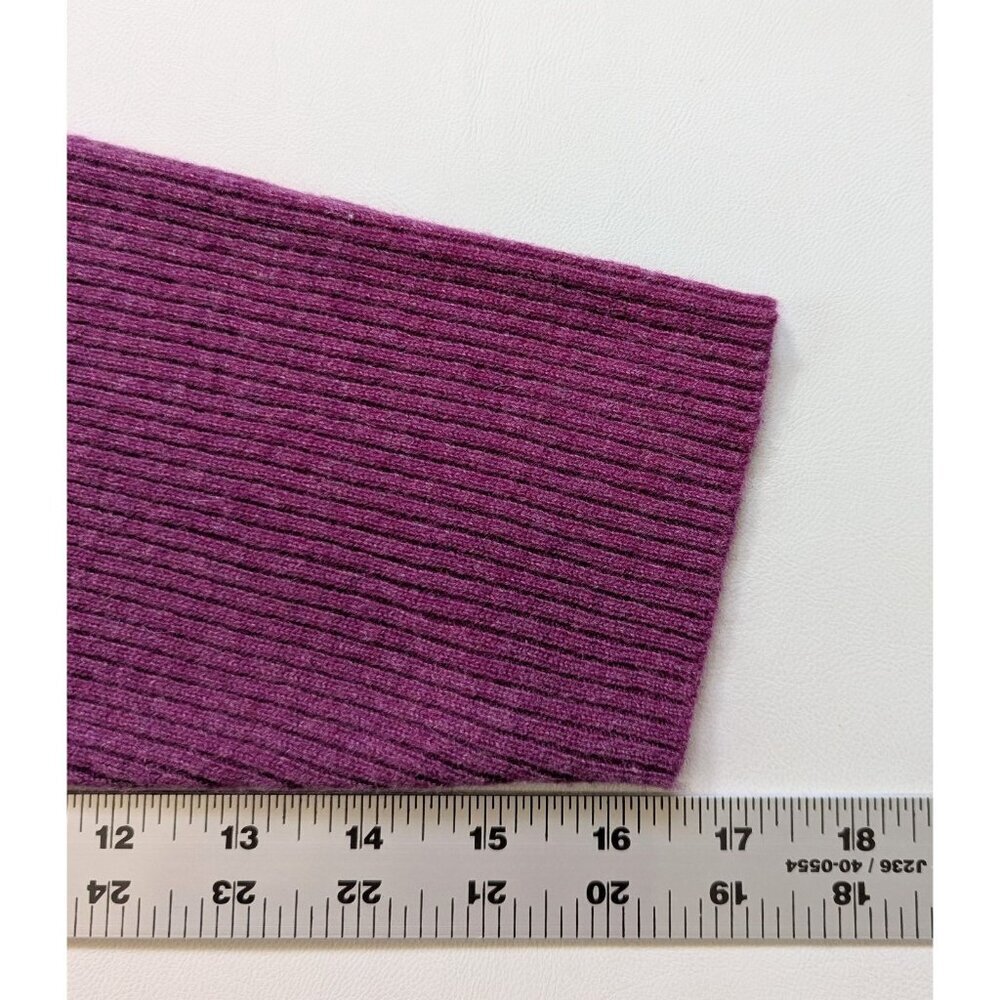 Sundance Cashmere Purple V-Neck Sweater - Picture 10 of 11